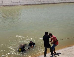 sulama kanalına giren çocuk boğuldu
