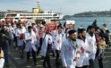 Hekimlerden Gazzeye destek yürüyüşü